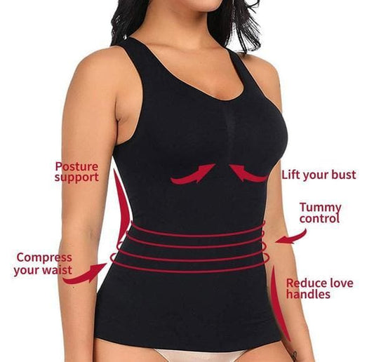 Imported Slim Vest Shaper With Comfy Bra (For Women)