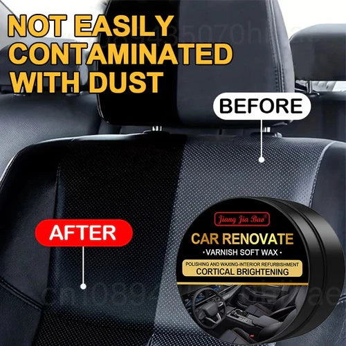 Ultimate Car Interior Wax – All-in-One Plastic, Leather & Tire Restorer (200g) | USA Imported