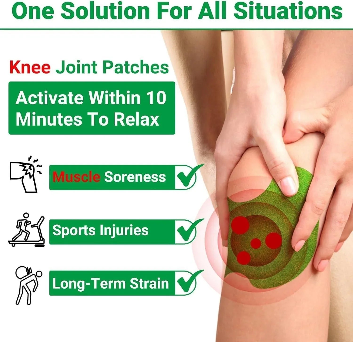 Natural Herbal Knee Patch (Pack of 12)